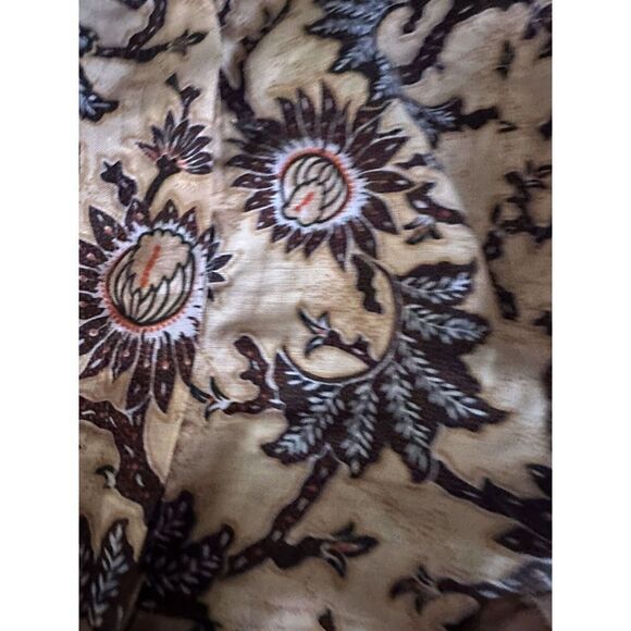 A.L.C. 14 Linen Printed Romper Belted - Picture 3 of 10